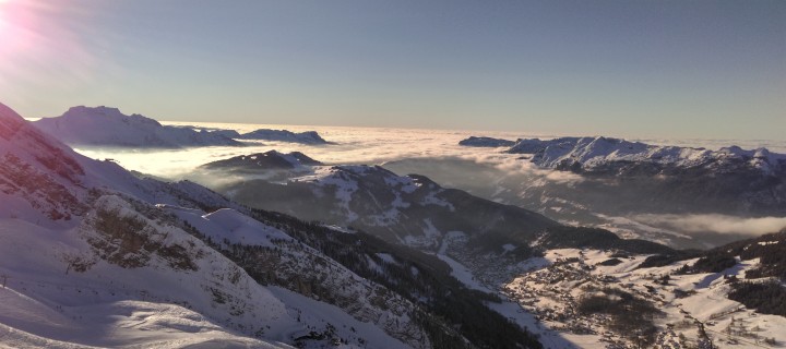 Weekend de ski dans les Alpes